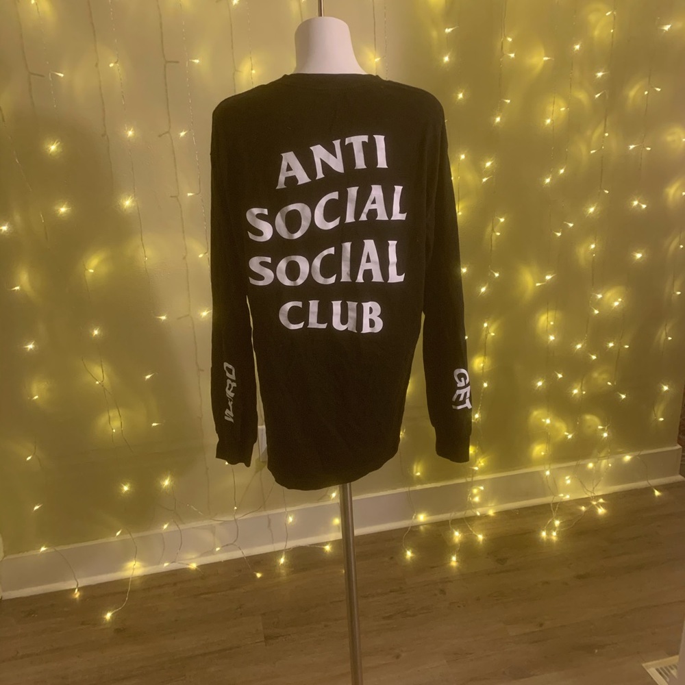 Authentic ANTI SOCIAL SOCIA CLUB long sleeve black